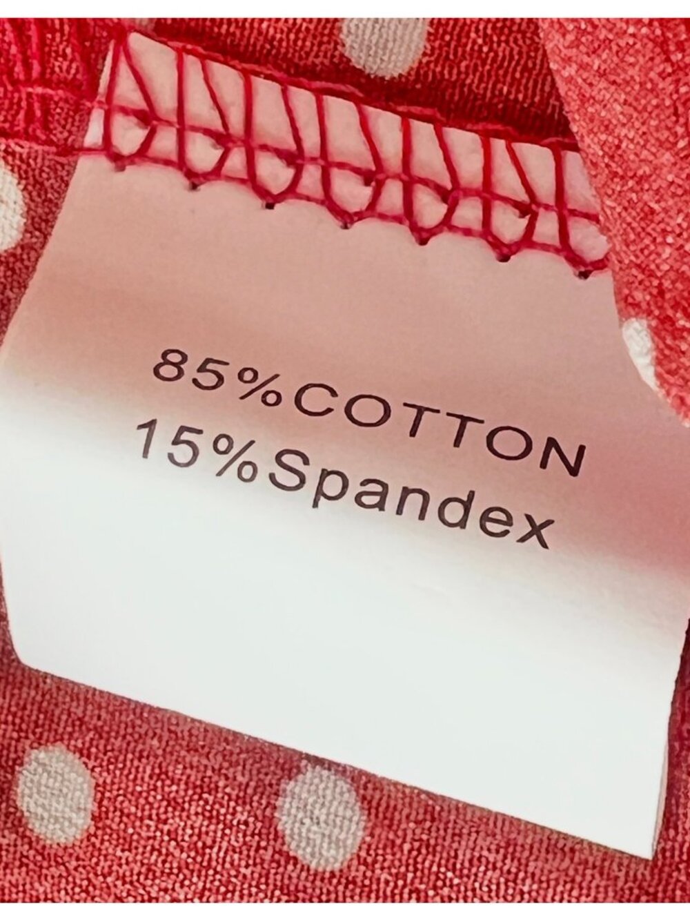 Naggoo Red & White Polka Dot Pleated Skirt Or Strapless Dress Cotton Blend XL Ne - Picture 11 of 13